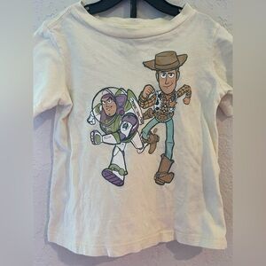 Disney Toy Story Short Sleeve Tee with Buzz Lightyear & Woody 2T